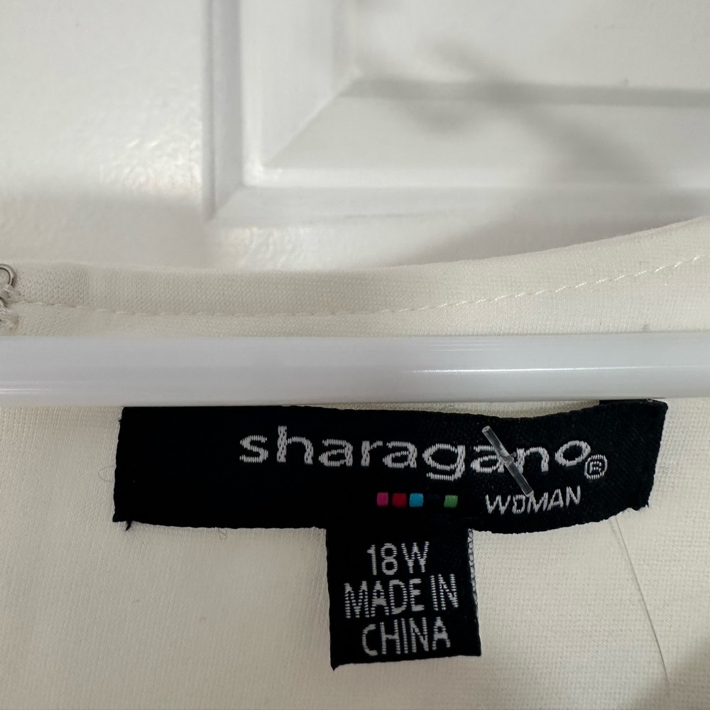 Sharagano Dress Ivory 18W
